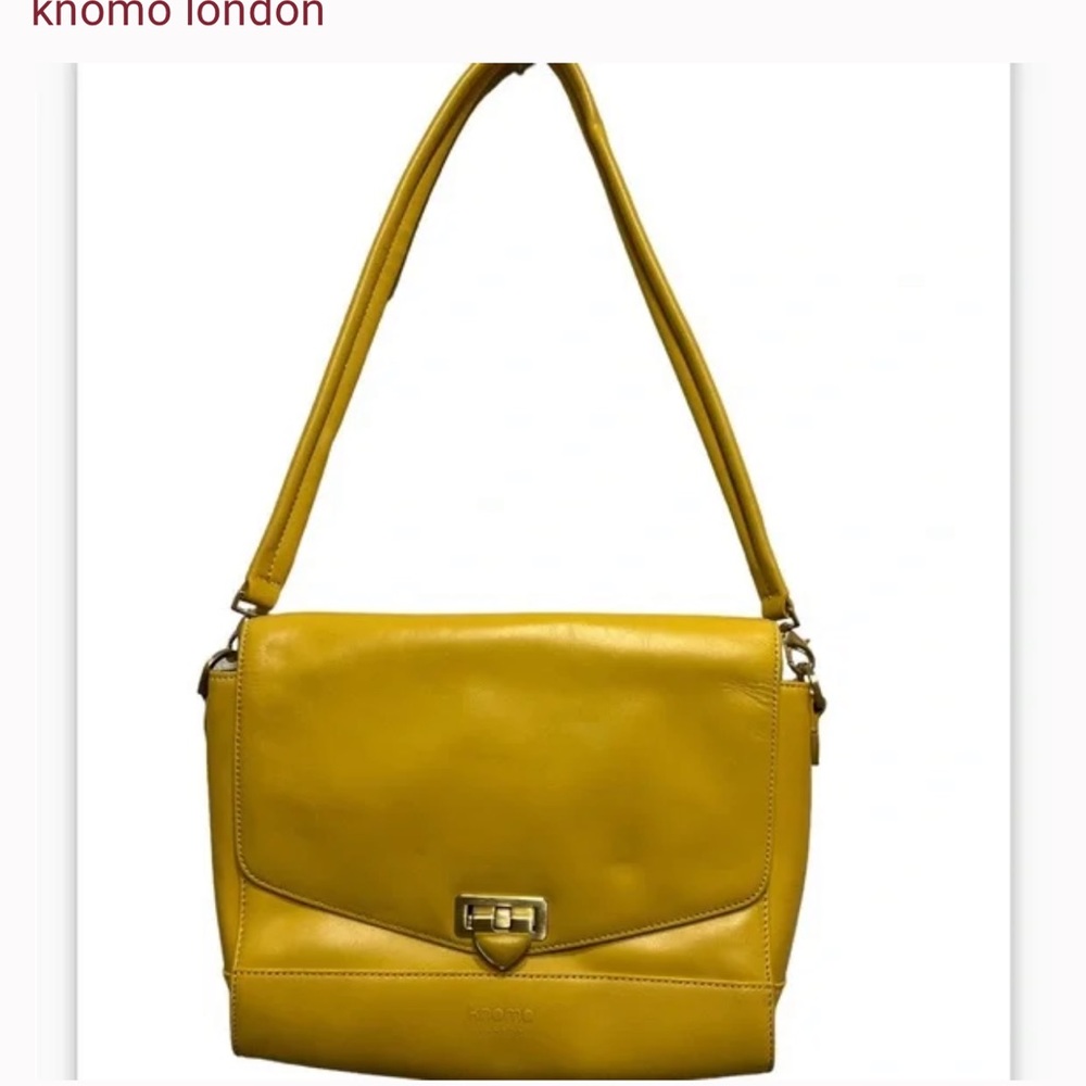 Knomo Womens Metropolis Collection Caprica Leather Buttermilk color Beutiful